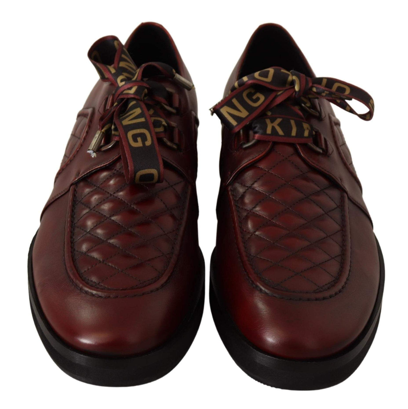 Dolce & Gabbana Red Leather Lace Up Dress Formal Shoes #men, Dolce & Gabbana, EU43/US10, feed-agegroup-adult, feed-color-Red, feed-gender-male, Formal - Men - Shoes, Red at SEYMAYKA