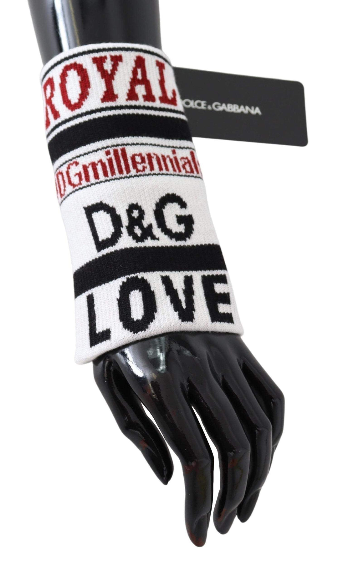Dolce & Gabbana Multicolor Wool Knit D&G Love Wristband Wrap #men, Accessories - New Arrivals, Dolce & Gabbana, feed-agegroup-adult, feed-color-Multicolor, feed-gender-male, Gloves - Men - Accessories, Multicolor at SEYMAYKA