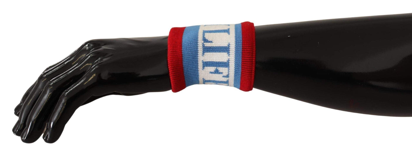 Dolce & Gabbana Multicolor King Of My Life Cashmere Wristband #men, Dolce & Gabbana, feed-agegroup-adult, feed-color-Multicolor, feed-gender-male, Gloves - Men - Accessories, Multicolor at SEYMAYKA