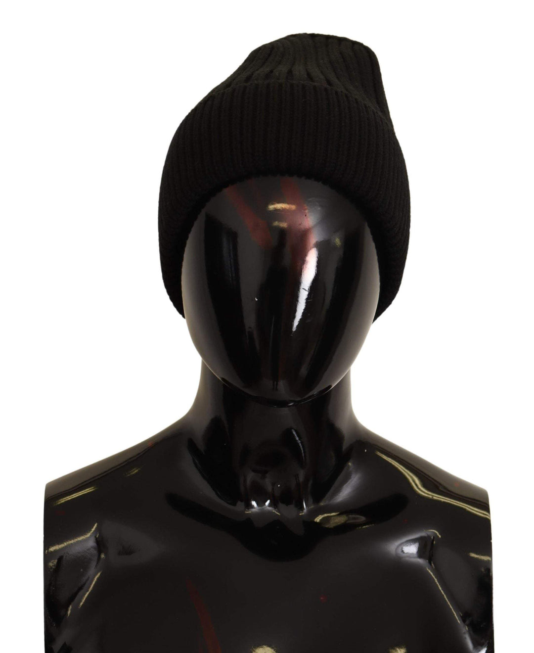 Dolce & Gabbana Black Wool Knit Women Winter Hat Black, Dolce & Gabbana, feed-agegroup-adult, feed-color-Black, feed-gender-female, Hats - Women - Accessories at SEYMAYKA