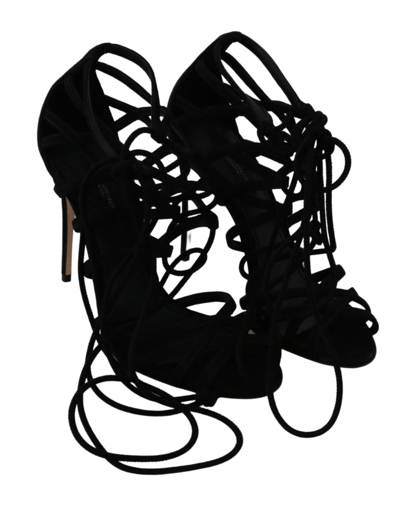 Dolce & Gabbana Strap Stilettos  Sandal Black, Dolce & Gabbana, EU36/US5.5, feed-1, Sandals - Women - Shoes, Shoes - New Arrivals at SEYMAYKA