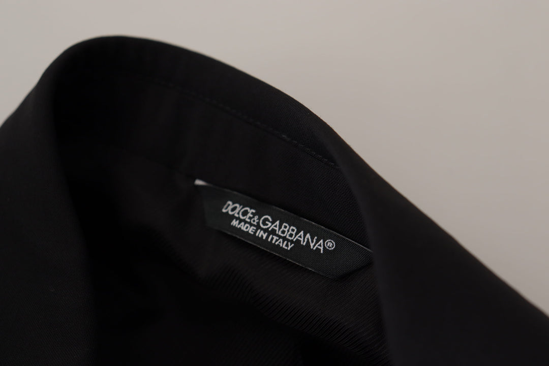 Dolce & Gabbana Black Jacket Vest 2 Piece MARTINI Blazer