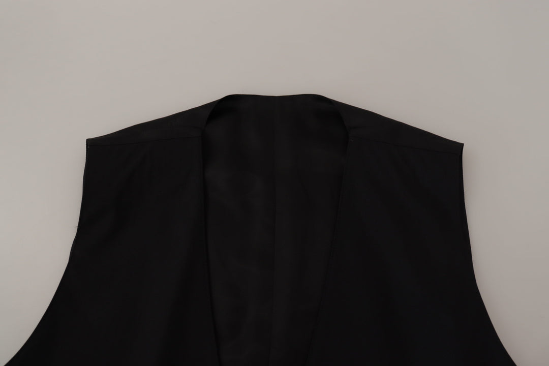 Dolce & Gabbana Black Jacket Vest 2 Piece MARTINI Blazer