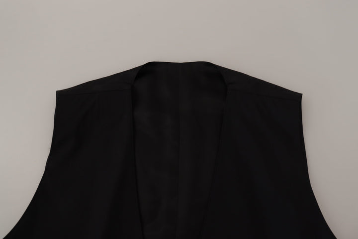 Dolce & Gabbana Black Jacket Vest 2 Piece MARTINI Blazer