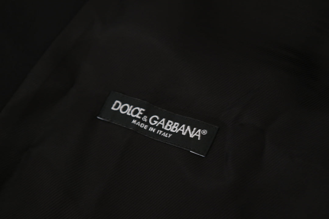 Dolce & Gabbana Black Jacket Vest 2 Piece MARTINI Blazer