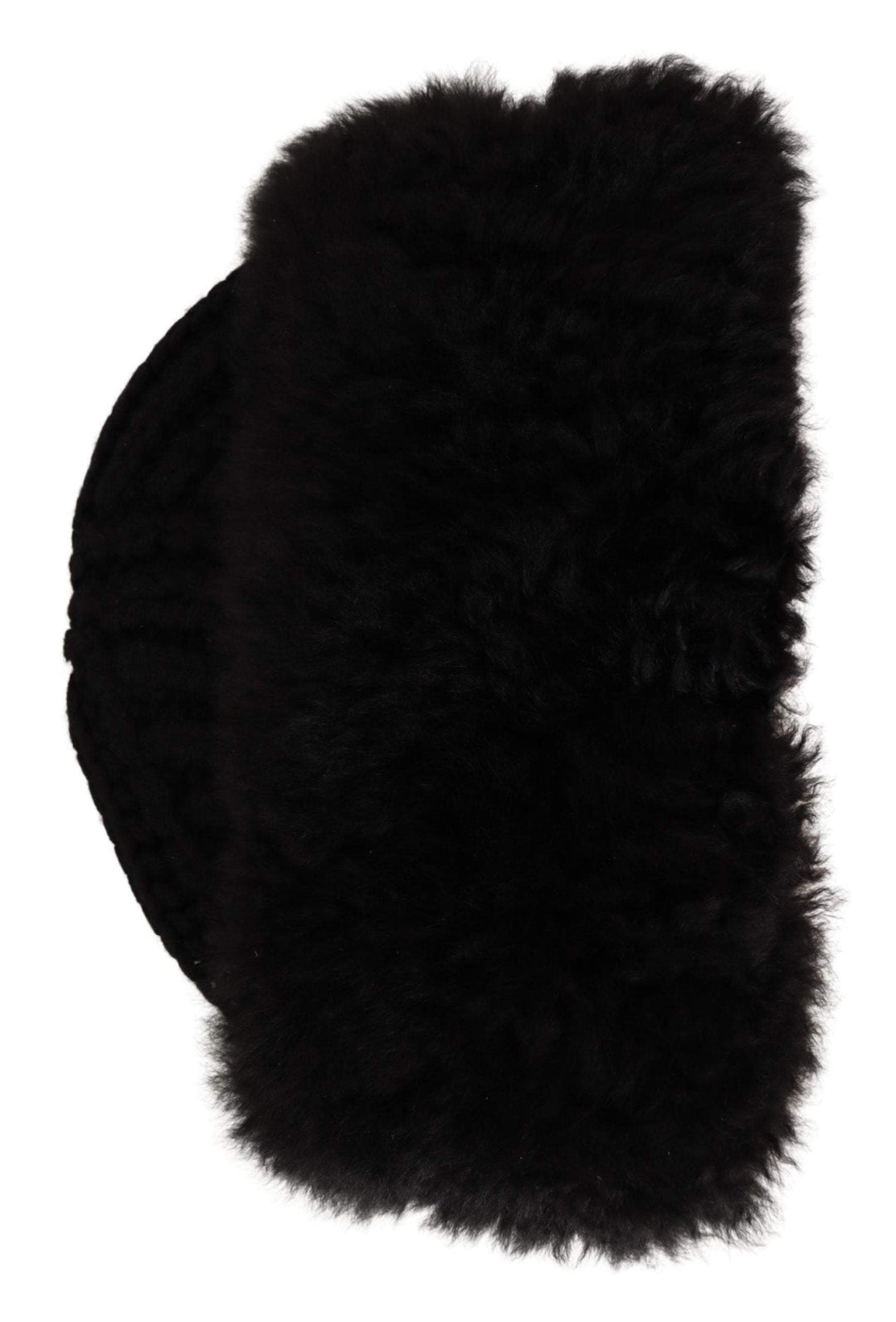 Dolce & Gabbana Black Cashmere Fur Women Beanie Women Hat 57 cm|S, Black, Dolce & Gabbana, feed-agegroup-adult, feed-color-Black, feed-gender-female, Hats - Women - Accessories at SEYMAYKA