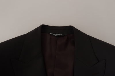 Dolce & Gabbana Black Wool Single Breasted Blazer v