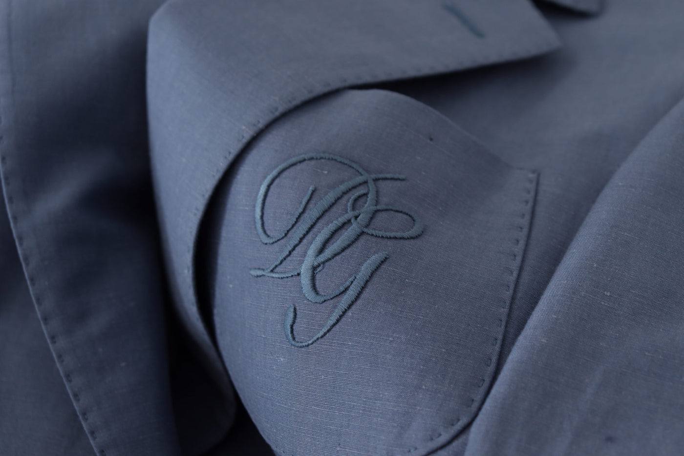 Dolce & Gabbana Blue Single Breasted Logo Blazer Jacket