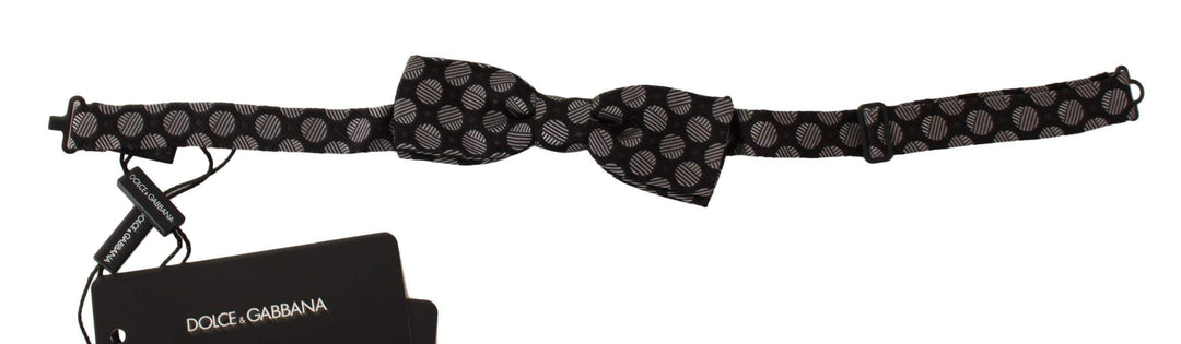 Dolce & Gabbana  Brown Silk Polka Dot Jacquard Men  Bow Tie Papillon #men, Accessories - New Arrivals, Brand_Dolce & Gabbana, Brown, Catch, Dolce & Gabbana, feed-agegroup-adult, feed-color-brown, feed-gender-male, feed-size-OS, Gender_Men, Kogan, Ties & Bowties - Men - Accessories at SEYMAYKA