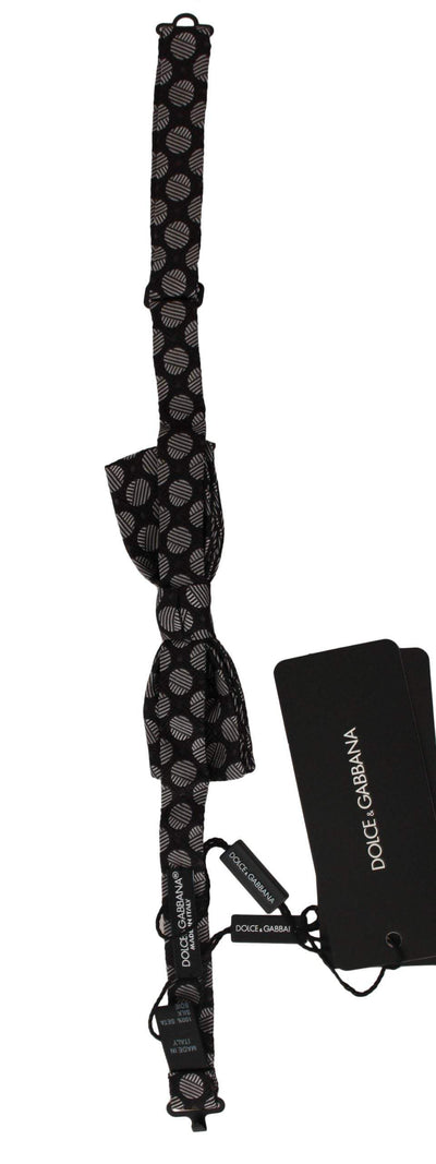 Dolce & Gabbana  Brown Silk Polka Dot Jacquard Men  Bow Tie Papillon #men, Accessories - New Arrivals, Brand_Dolce & Gabbana, Brown, Catch, Dolce & Gabbana, feed-agegroup-adult, feed-color-brown, feed-gender-male, feed-size-OS, Gender_Men, Kogan, Ties & Bowties - Men - Accessories at SEYMAYKA