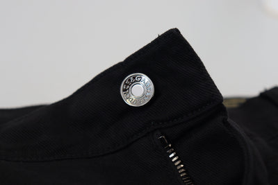 Dolce & Gabbana Black Cotton Denim Jeans