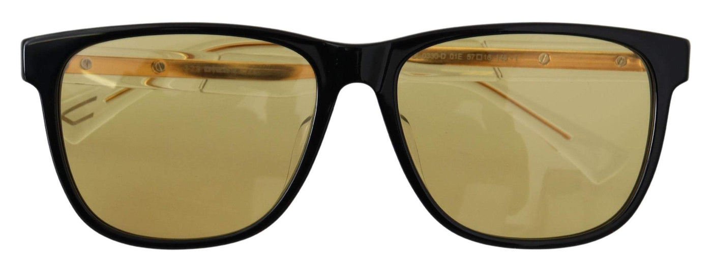 Diesel Black Frame DL0330-D 01E 57 Yellow Transparent Lenses Sunglasses #women, Accessories - New Arrivals, Black, Diesel, feed-agegroup-adult, feed-color-Black, feed-gender-female, Sunglasses for Women - Sunglasses at SEYMAYKA