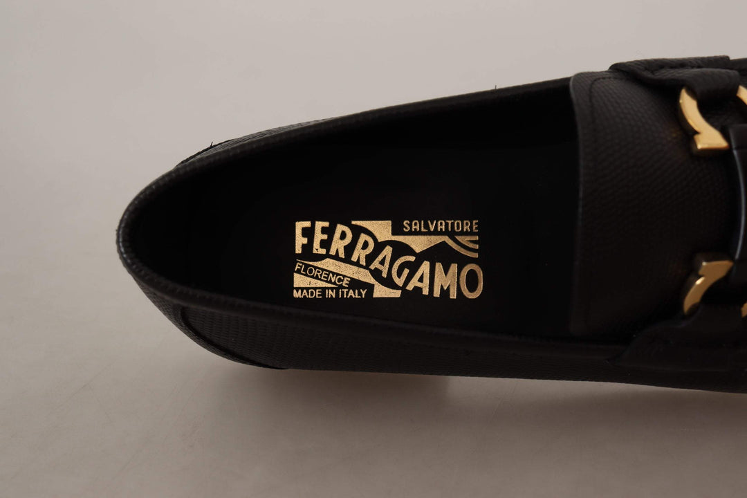 Salvatore Ferragamo Calf Leather Moccasins Loafers #men, Black, EU39.5/US5.5, EU39/US5, EU40.5/US6.5, EU40/US6, EU41.5/US7.5, EU41/US7, EU42.5/US8.5, EU42/US8, EU43.5/US9.5, feed-1, Formal - Men - Shoes, Loafers - Men - Shoes, Men - New Arrivals, Salvatore Ferragamo, Shoes - New Arrivals at SEYMAYKA