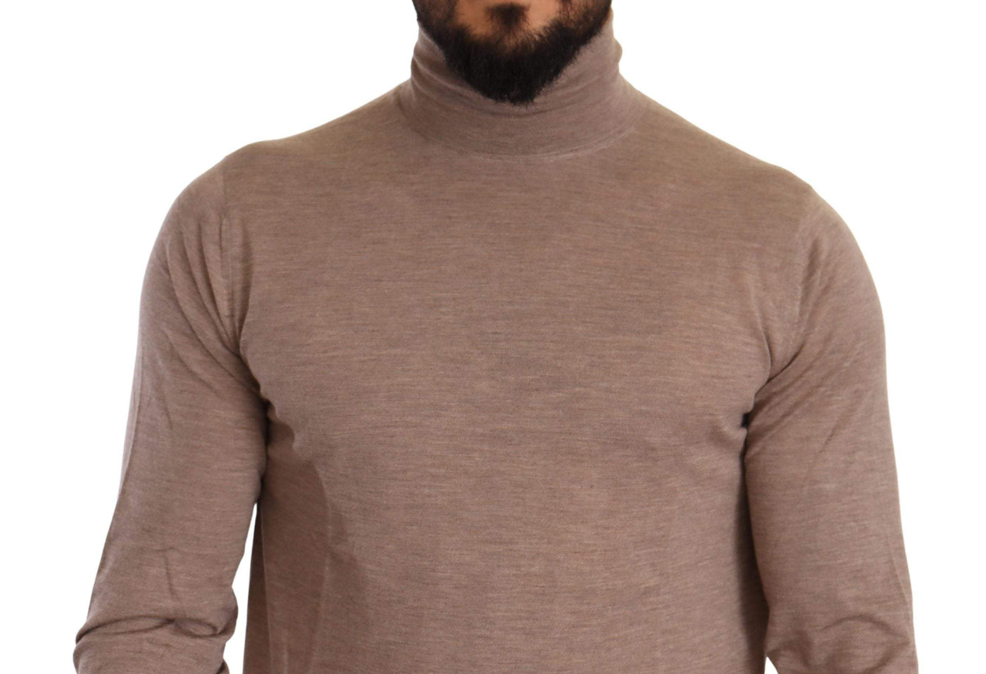 Dolce & Gabbana Brown Cashmere Turtleneck Pullover Sweater #men, Brown, Dolce & Gabbana, feed-agegroup-adult, feed-color-Brown, feed-gender-male, IT48 | M, IT50 | L, Sweaters - Men - Clothing at SEYMAYKA