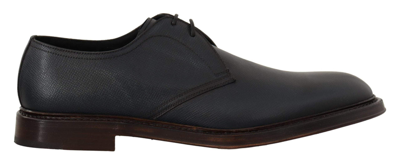 Dolce & Gabbana Blue Leather Derby Formal Shoes #men, Blue, Dolce & Gabbana, EU44/US11, feed-1, Formal - Men - Shoes at SEYMAYKA
