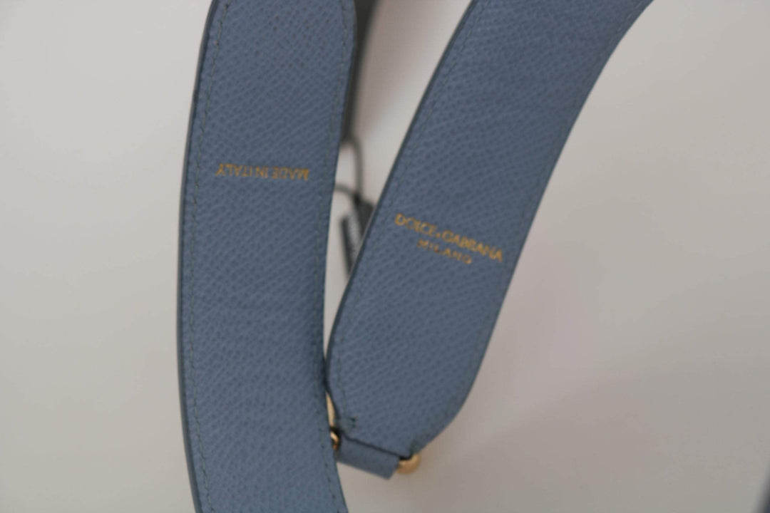 Dolce & Gabbana Blue Leather Handbag Accessory Shoulder Strap Blue, Dolce & Gabbana, feed-1, Other - Women - Accessories at SEYMAYKA