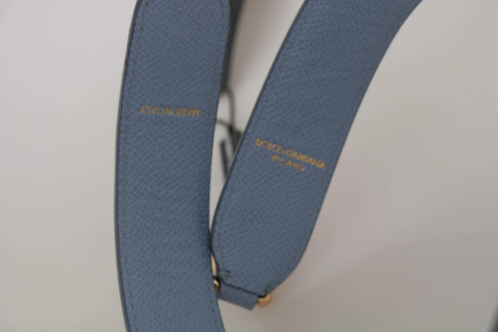 Dolce & Gabbana Blue Leather Handbag Accessory Shoulder Strap Blue, Dolce & Gabbana, feed-1, Other - Women - Accessories at SEYMAYKA