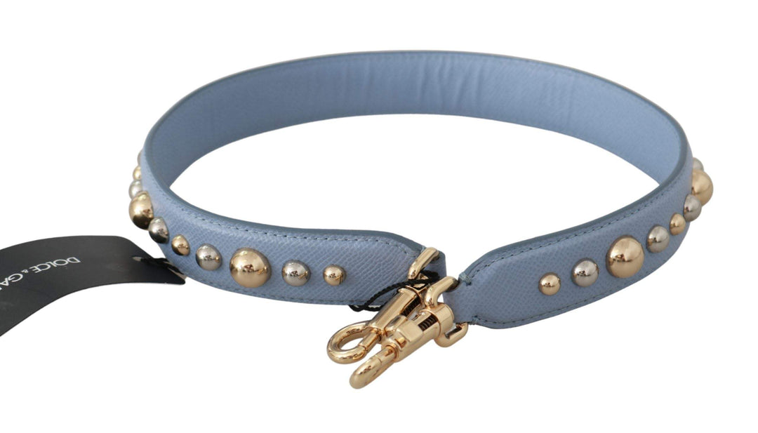 Dolce & Gabbana Blue Leather Handbag Accessory Shoulder Strap Blue, Dolce & Gabbana, feed-1, Other - Women - Accessories at SEYMAYKA