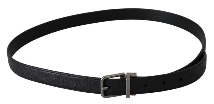 Dolce & Gabbana  Black Exotic Skin Pattern Silver Buckle Belt #men, 100 cm / 40 Inches, 105 cm / 42 Inches, 85 cm / 34 Inches, 90 cm / 36 Inches, 95 cm / 38 Inches, Accessories - New Arrivals, Belts - Men - Accessories, Black, Brand_Dolce & Gabbana, Catch, Dolce & Gabbana, feed-agegroup-adult, feed-color-black, feed-gender-male, feed-size- 34 Inches, feed-size- 36 Inches, feed-size- 42 Inches, Gender_Men, Kogan at SEYMAYKA