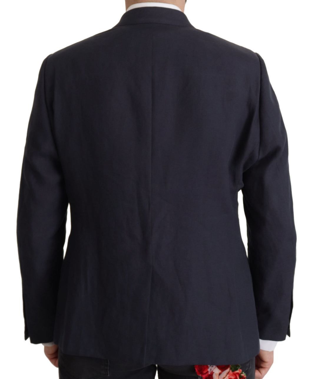 Dolce & Gabbana Dark Blue ALTA SARTORIA Jacket Coat Blazer