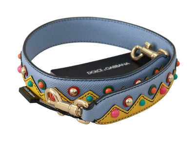 Dolce & Gabbana Blue Handbag Accessory Shoulder Strap Leather Blue, Dolce & Gabbana, feed-1, Other - Women - Accessories at SEYMAYKA