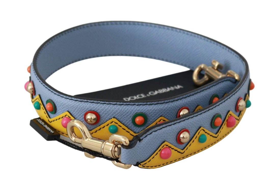 Dolce & Gabbana Blue Handbag Accessory Shoulder Strap Leather Blue, Dolce & Gabbana, feed-1, Other - Women - Accessories at SEYMAYKA