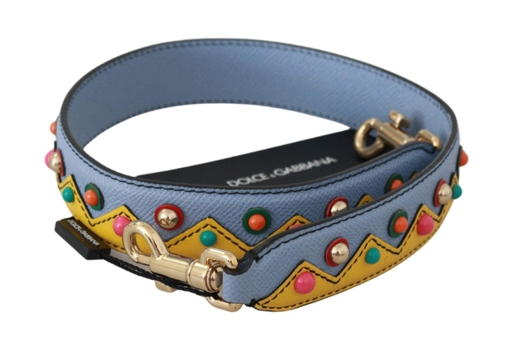 Dolce & Gabbana Blue Handbag Accessory Shoulder Strap Leather Blue, Dolce & Gabbana, feed-1, Other - Women - Accessories at SEYMAYKA