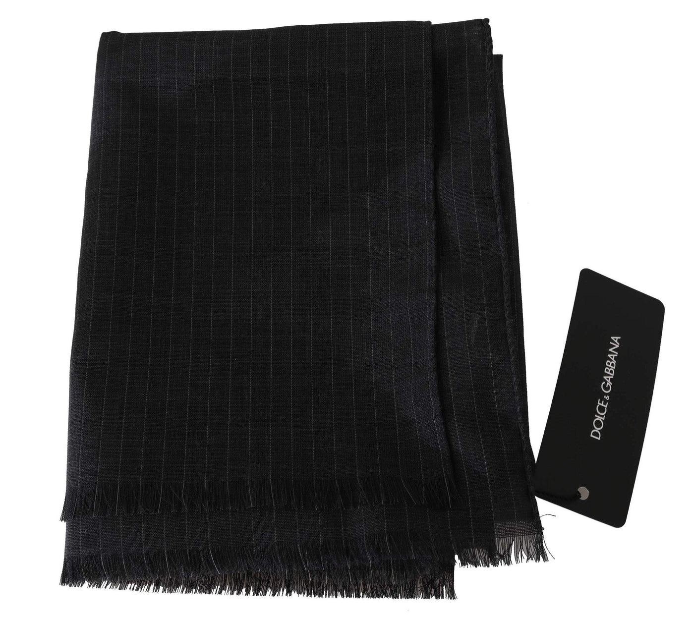 Dolce & Gabbana  Gray 100% Wool Striped Pattern Wrap Scarf #men, Accessories - New Arrivals, Brand_Dolce & Gabbana, Catch, Dolce & Gabbana, feed-agegroup-adult, feed-color-gray, feed-gender-male, feed-size-OS, Gender_Men, Gray, Kogan, Scarves - Men - Accessories at SEYMAYKA