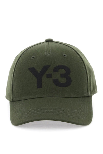 Y-3 baseball cap with logo embroidery-0