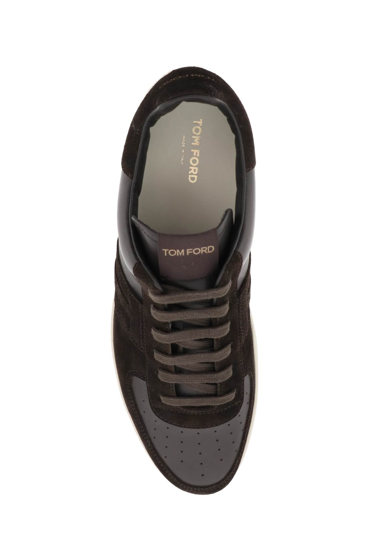 Tom ford suede and leather 'radcliffe' sneakers-1