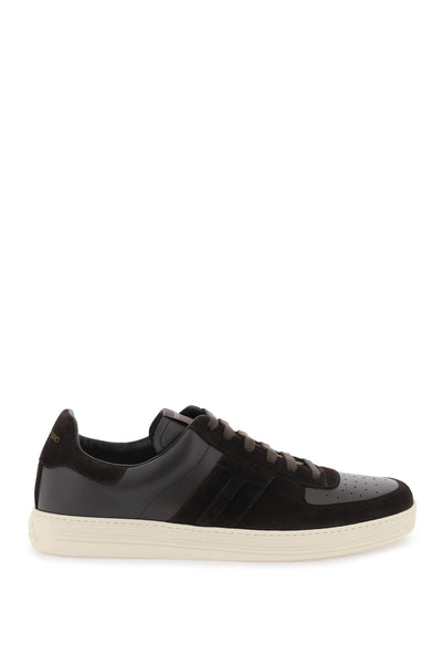 Tom ford suede and leather 'radcliffe' sneakers-0