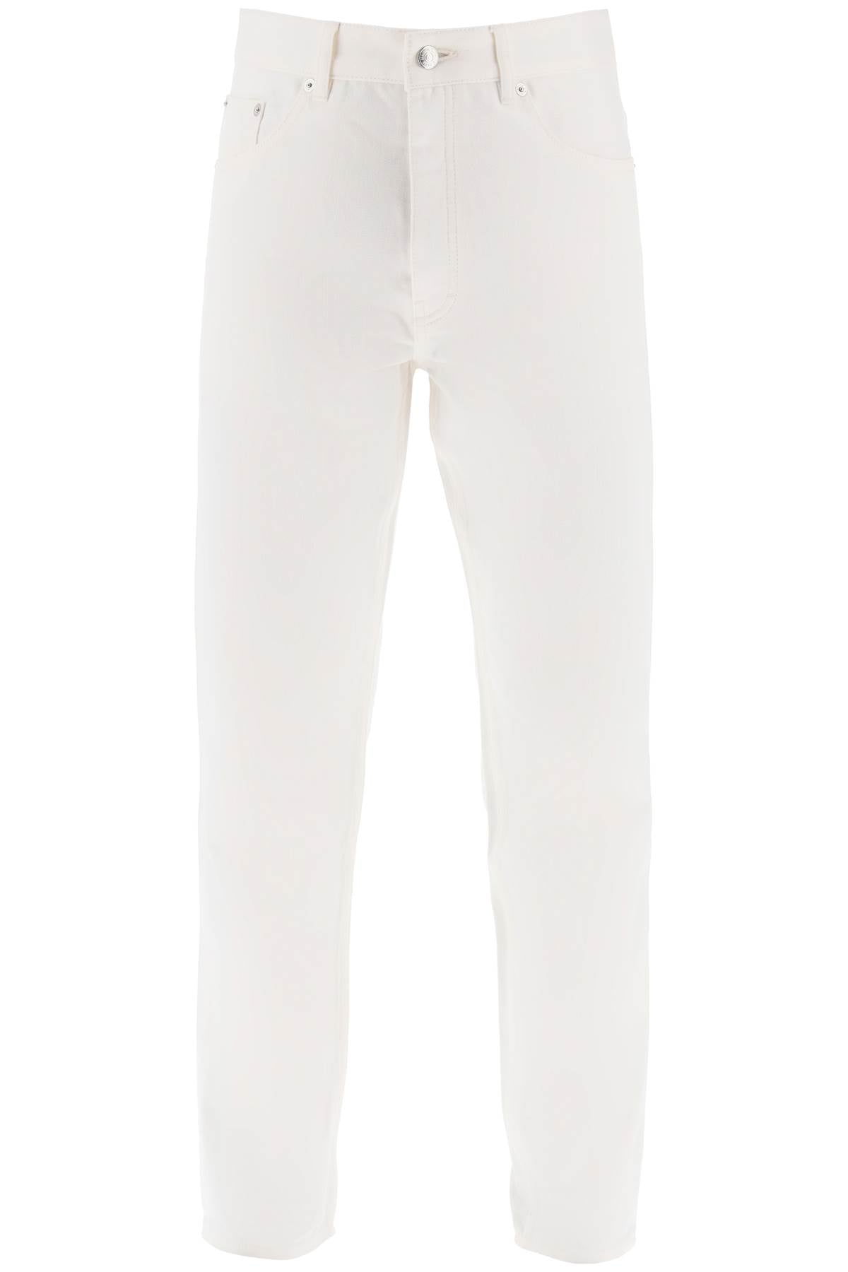 Maison kitsune low-rise tapered jeans-0