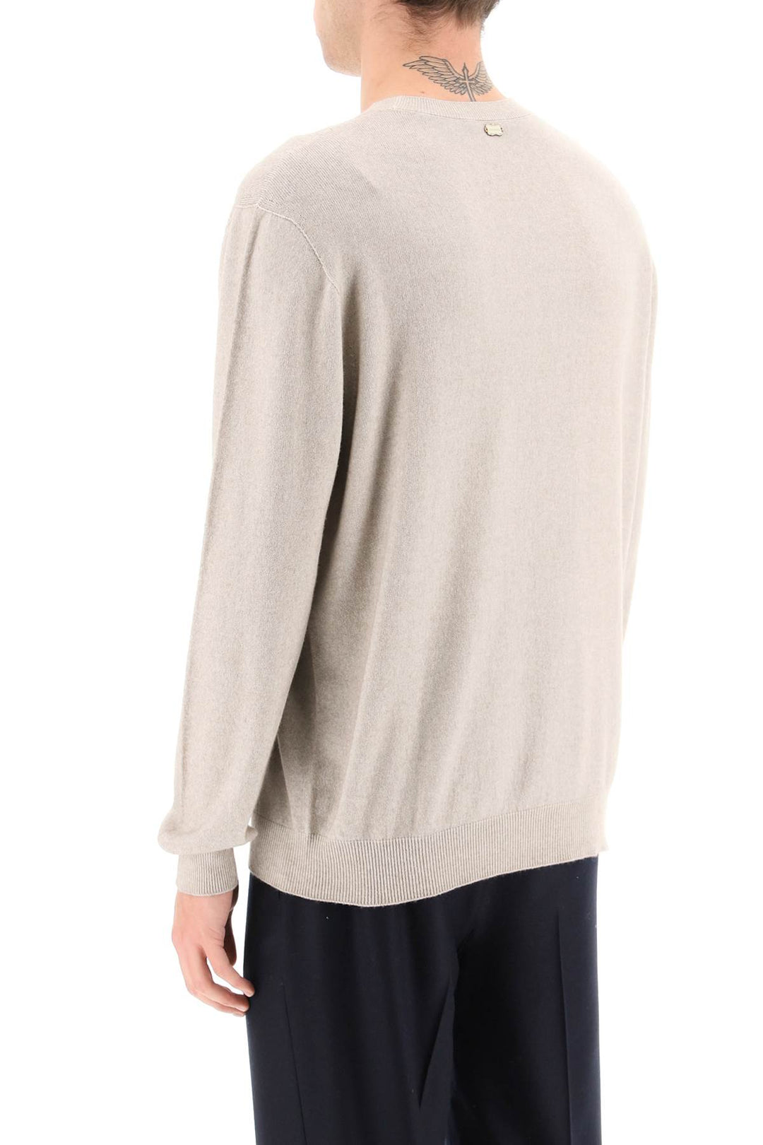 Agnona cotton and cashmere sweater-2