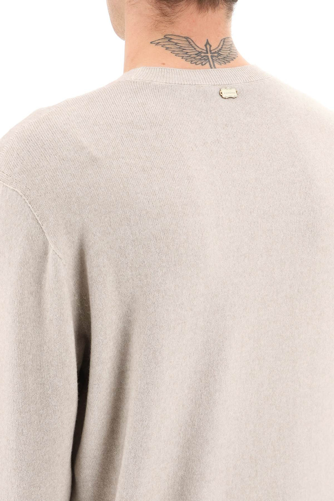 Agnona cotton and cashmere sweater-3