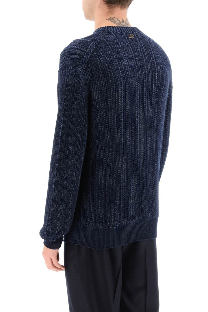 Agnona cashmere, silk and cotton sweater-2
