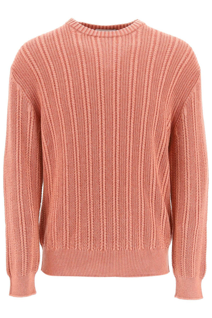 Agnona cashmere, silk and cotton sweater-0