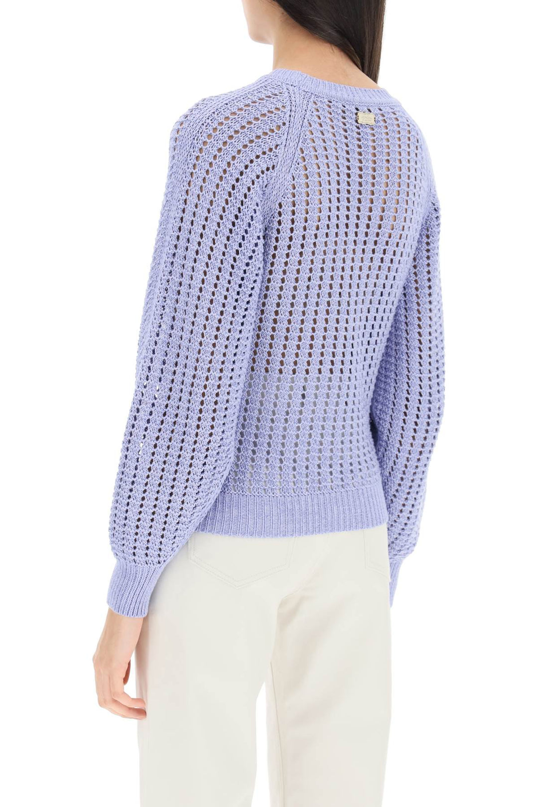 Agnona cotton silk sweater-2