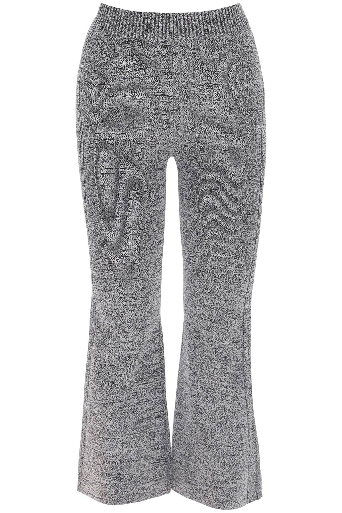 Ganni stretch knit cropped pants-0