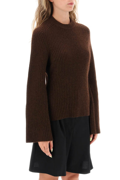 Loulou studio 'kota' cashmere sweater with bell sleeves-1