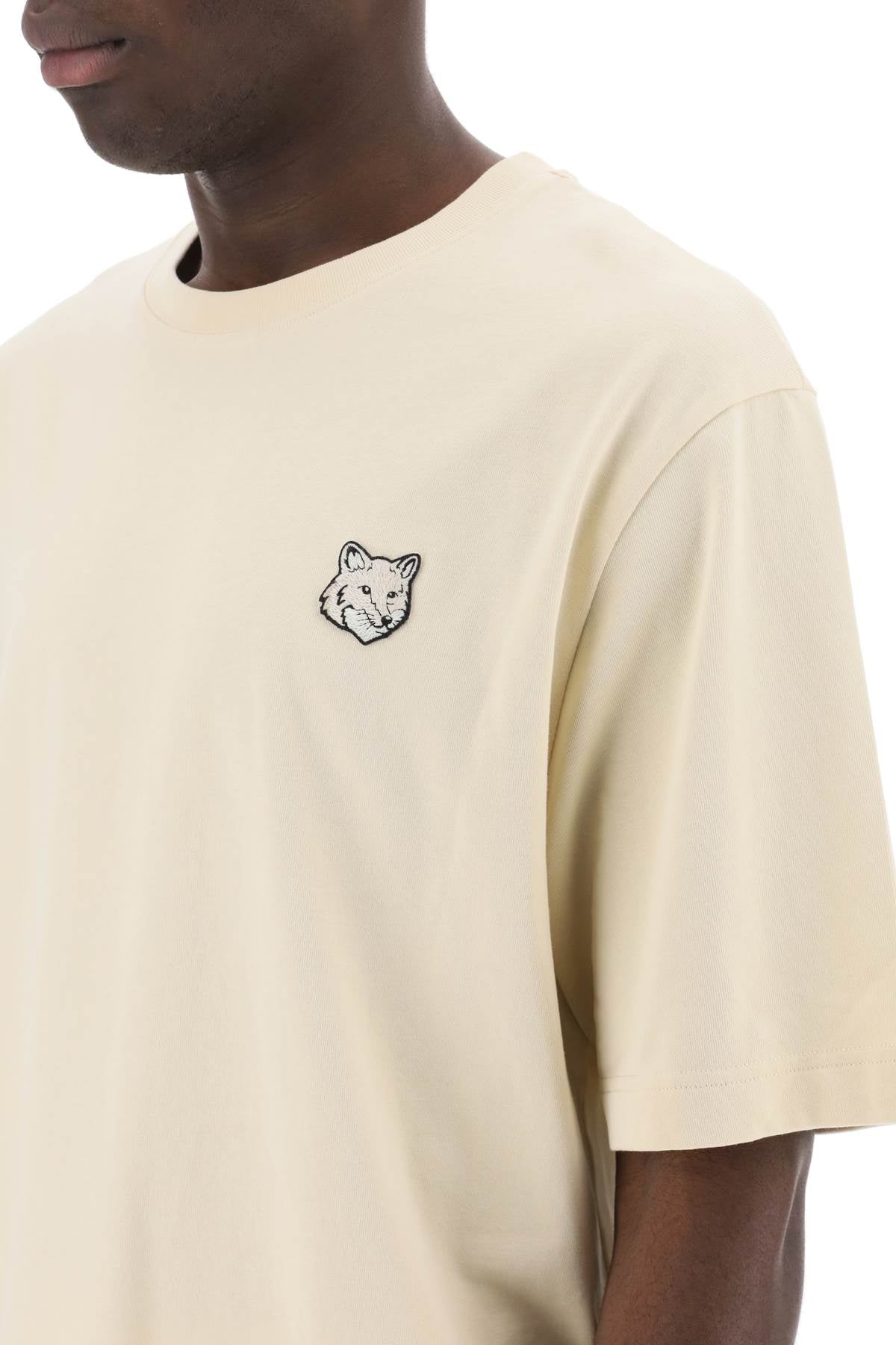 Maison kitsune "bold fox head patch t-shirt"-3