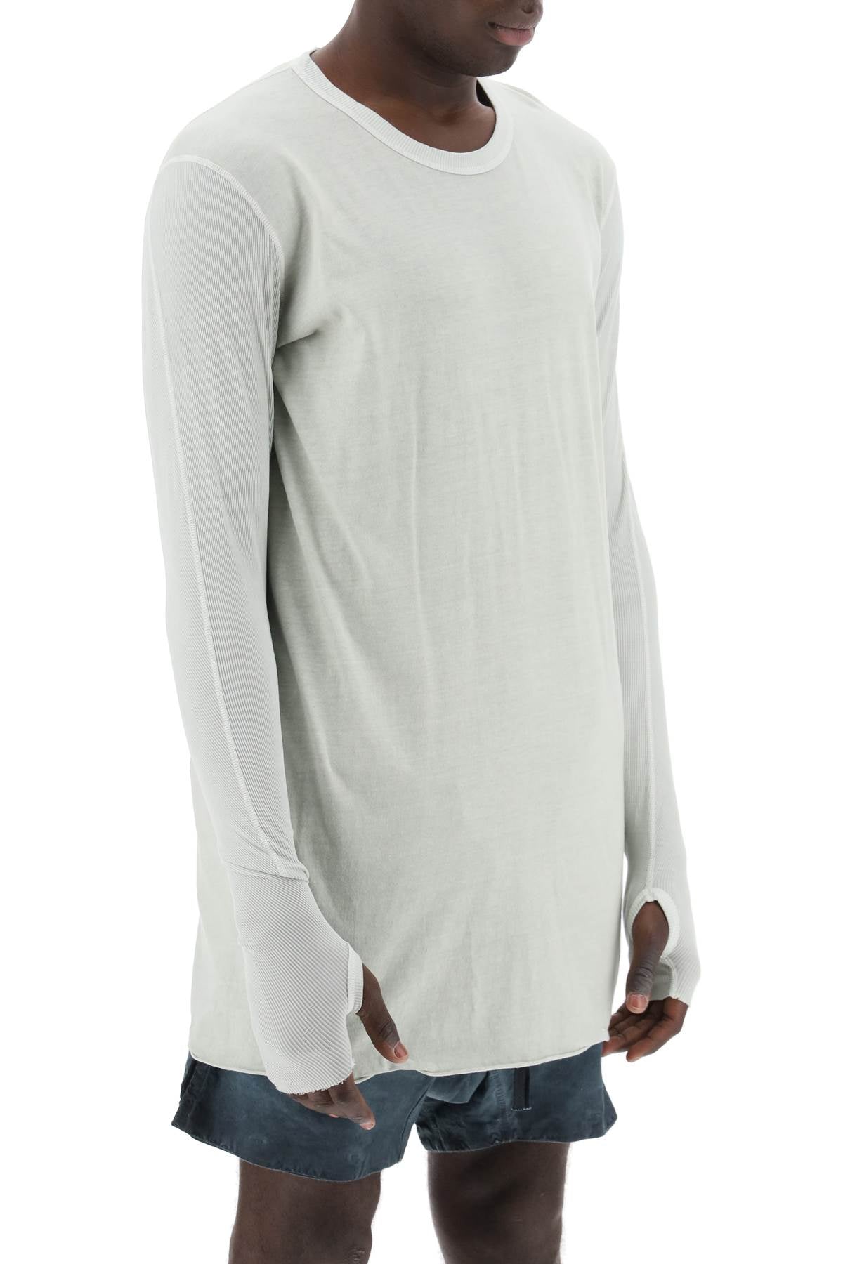 Boris bidjan saberi long-sleeved cotton t-shirt-1
