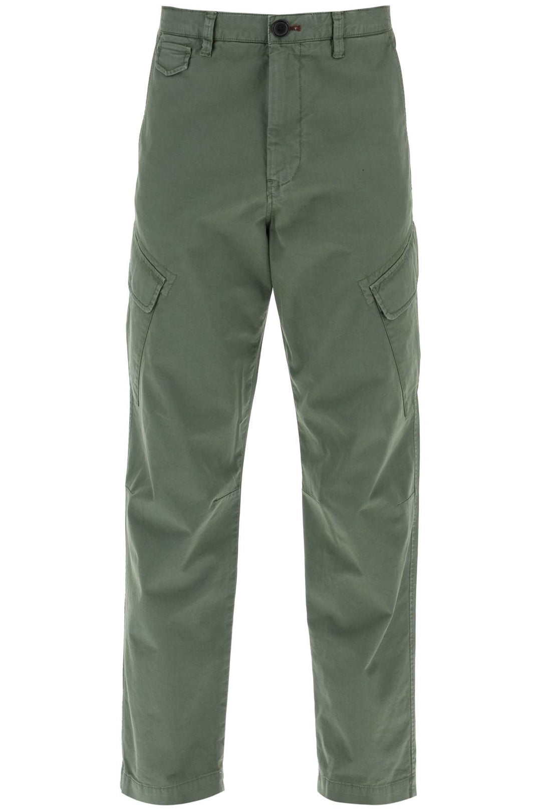 Ps paul smith stretch cotton cargo pants for men/w-0