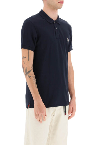 Ps paul smith slim fit polo shirt in organic cotton-1