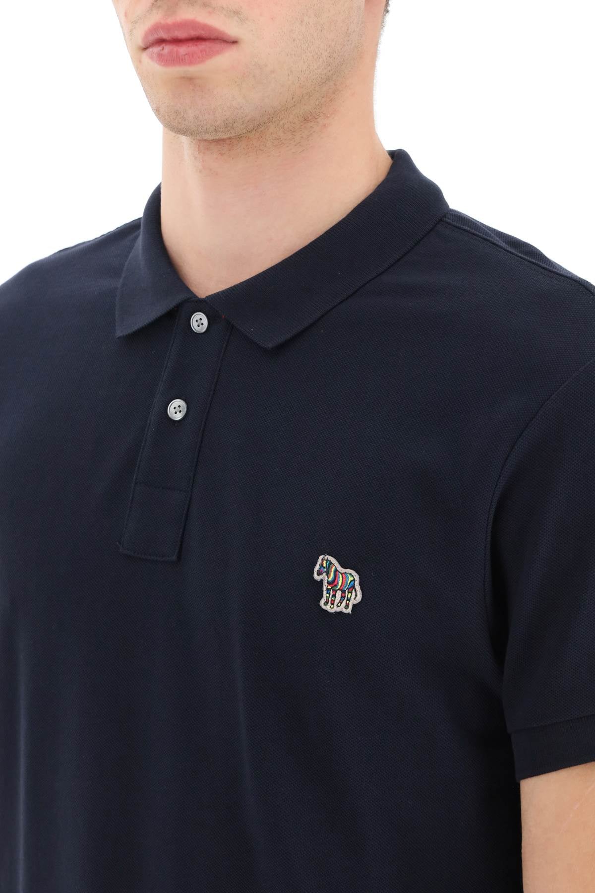 Ps paul smith slim fit polo shirt in organic cotton-3