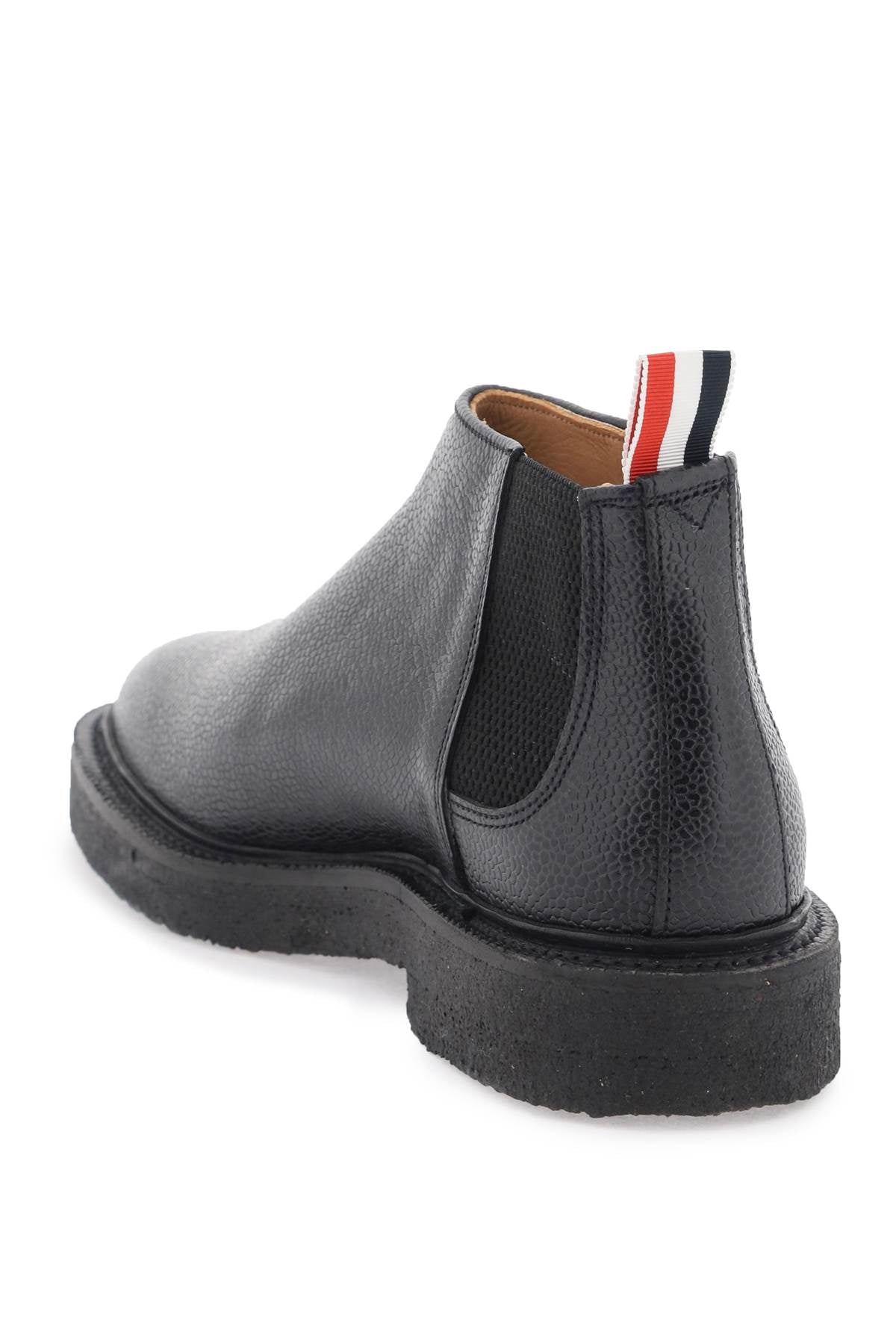 Thom browne mid top chelsea ankle boots-2