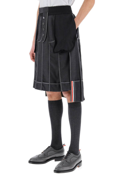 Thom browne inside-out pleated skirt-3