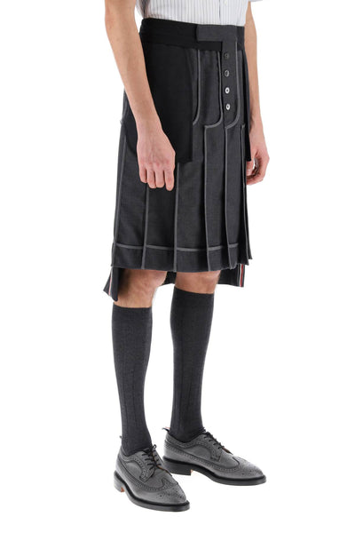 Thom browne inside-out pleated skirt-1