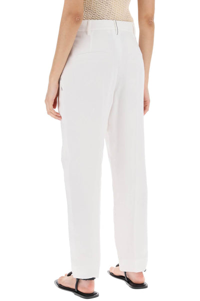 Brunello cucinelli double pleated trousers-2