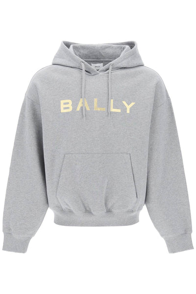Bally metallic logo hoodie-0