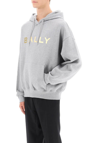 Bally metallic logo hoodie-3